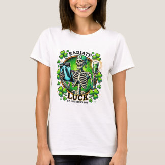Radiate Lucky Radiology St. Patrick's Dayシャツ Tシャツ