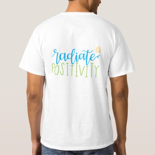 Radiate Positivity Tシャツ (裏面)