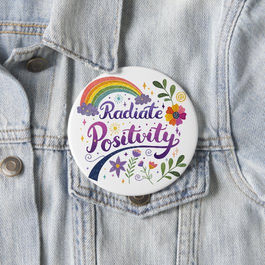 "Radiate Postivity" Button 缶バッジ (インサイチュ)