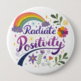 "Radiate Postivity" Button 缶バッジ