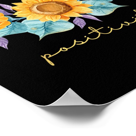 Radiate Sitivity _ Flowers _ Motivation Kindness ポスター (角)