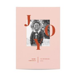 Radiating Joy Holiday Photo Card シーズンカード