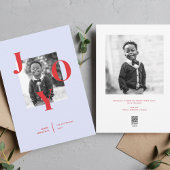 Radiating Joy Holiday Photo Card シーズンカード