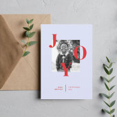 Radiating Joy Holiday Photo Card シーズンカード
