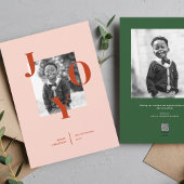 Radiating Joy Holiday Photo Card シーズンカード