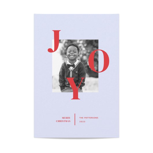 Radiating Joy Holiday Photo Card シーズンカード
