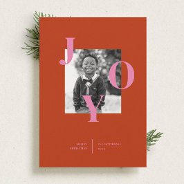 Radiating Joy Holiday Photo Card シーズンカード