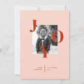 Radiating Joy Holiday Photo Card シーズンカード (正面)