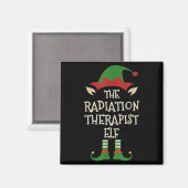 Radiation Therapist Elf Family Christmas Matching  マグネット (正面/裏面)