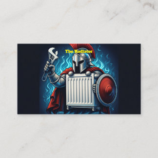 Radiator Specialist Plumber Business Card  名刺