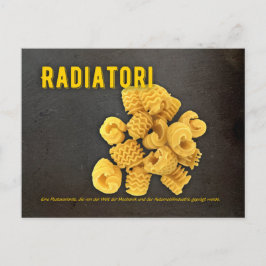 Radiatori Italienisches Restaurant Rezept zutat ポストカード