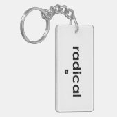 RadicalステートメントKeychain キーホルダー (正面左)