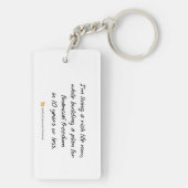 RadicalステートメントKeychain キーホルダー (裏面)