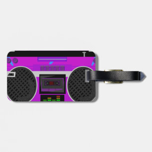 Radical 80's Boomboxラゲージタグ ラゲッジタグ