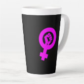 Radical Feminist カフェラテマグ (右アングル)