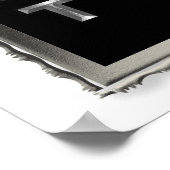 Radical Flaming Horse Skull 1st Cavalry Division ポスター (角)