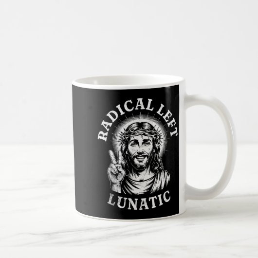 Radical Left Lunatic Jesus コーヒーマグカップ (右)