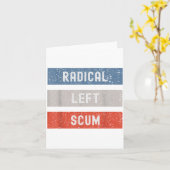 Radical Left S Funny Sarcastic Quote カード (黄色い花)