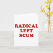 Radical Left S Funny Sarcastic Quote  カード (黄色い花)