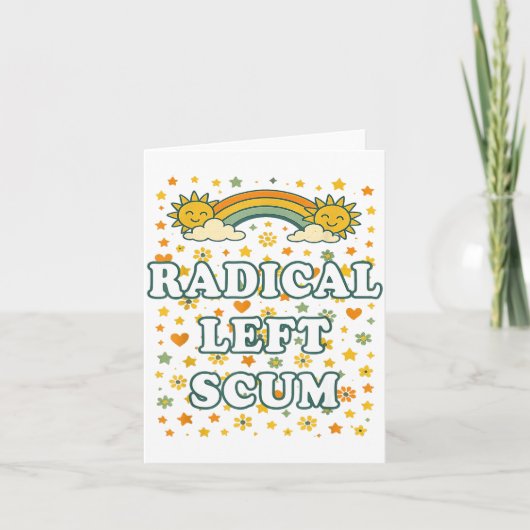 Radical Left S Funny Sarcastic Quote  カード (正面)