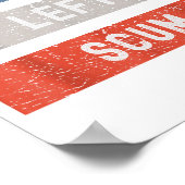 Radical Left S Funny Sarcastic Quote  ポスター (角)