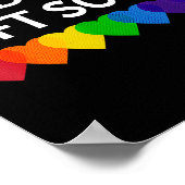 Radical Left S Funny Sarcastic Quote  ポスター (角)