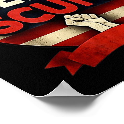 Radical Left S Funny Sarcastic Quote  ポスター (角)