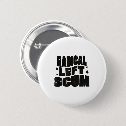 Radical Left S Funny Sarcastic Quote  缶バッジ (正面&裏面)