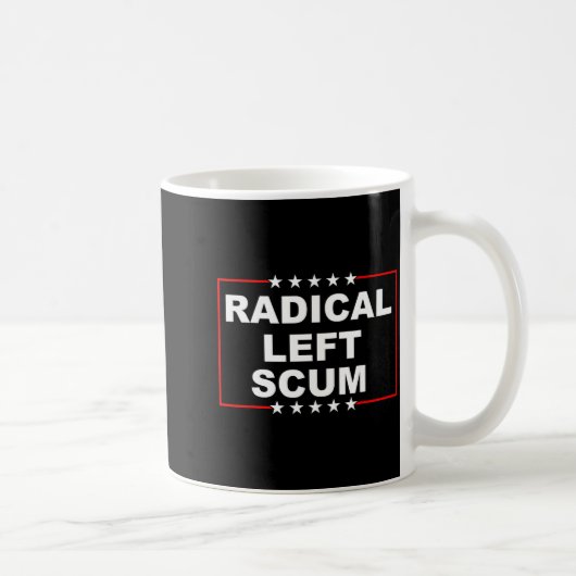 Radical Left S Shirt I Am Radical Left S Funny  コーヒーマグカップ (右)