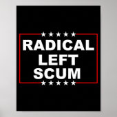 Radical Left S Shirt I Am Radical Left S Funny  ポスター (正面)