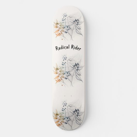 Radical Rider、Beres抽象芸術、Minimalist スケートボード (正面)