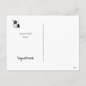 Radical Santa Claus removListミーム編集可能 シーズンポストカード (裏面)