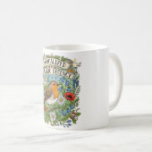 Radicalized by Basic Decency Aesthetic Art Bird コーヒーマグカップ (正面右)