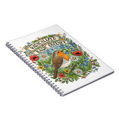 Radicalized by Basic Decency Aesthetic Art Bird ノートブック (右側)