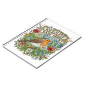 Radicalized by Basic Decency Aesthetic Art Bird ノートブック (左側)