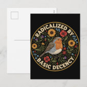 Radicalized by Basic Decency Birds lovers シーズンポストカード (正面/裏面)