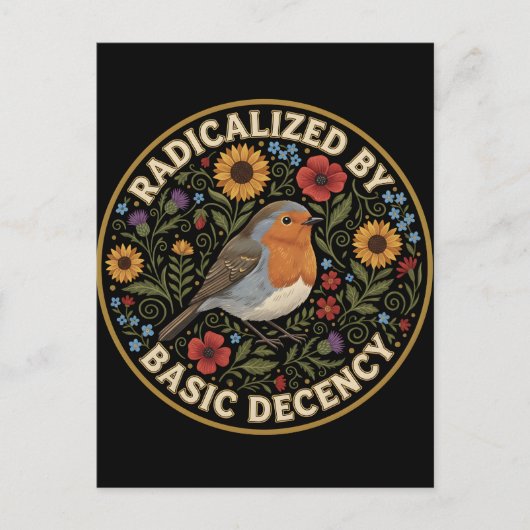 Radicalized by Basic Decency Birds lovers シーズンポストカード (正面)
