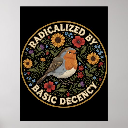 Radicalized by Basic Decency Birds lovers ポスター (正面)