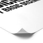 Radicalized By Basic Decency Funny Social Democrac ポスター (角)