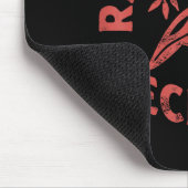 Radicalized By Basic Decency Resist Boho Floral Wo マウスパッド (コーナー)