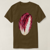 Radicchio Watercolor Vegetables Tシャツ (デザイン正面)