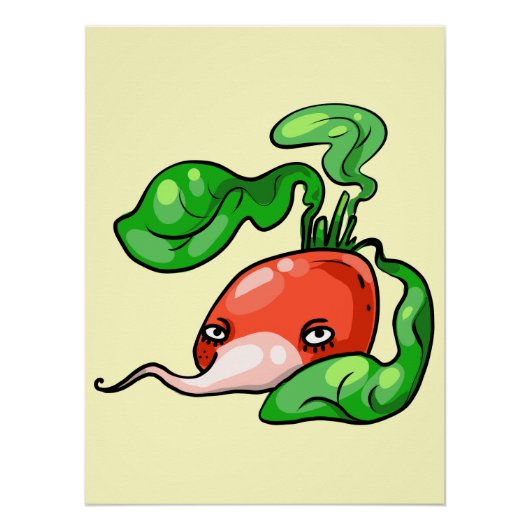 Radieschen radish ポスター (正面)
