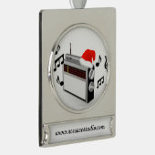 RADIO Banner Ornament シルバープレートバナーオーナメント (右)