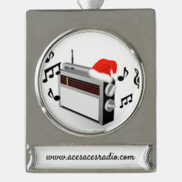 RADIO Banner Ornament シルバープレートバナーオーナメント