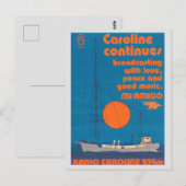 Radio Caroline 259 - Mi Amigo号 ポストカード (正面/裏面)