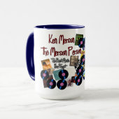 Radio disc-jockey Ken “The Merson Person” mug. Mug マグカップ (正面左)