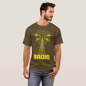 Radio for Ham Radio Amateur and Shortave Tシャツ (正面フル)