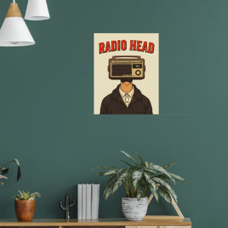 RADIO HEAD – ヴィンテージ・シュールレアリスム・レトロポスター ポスター