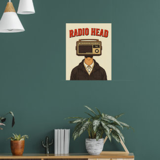 RADIO HEAD – Vintage Surreal Retro Poster ポスター