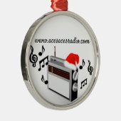RADIO Ornament メタルオーナメント (右)